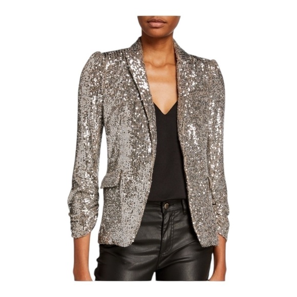 Generation Love Serafina Sequin Puff-Shoulder Blazer NWOT - Picture 1 of 7